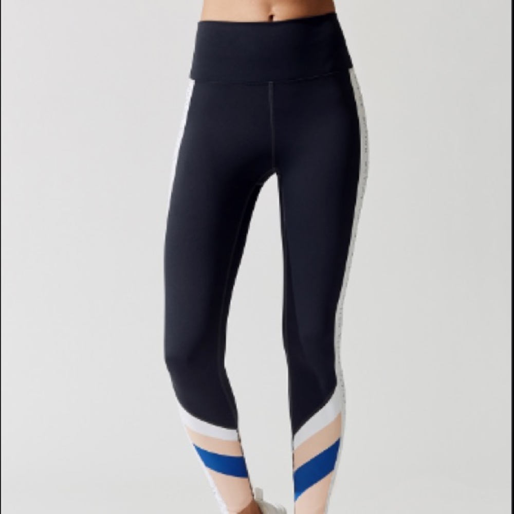 P.E. Nation XS Black Bang Bang Leggings
